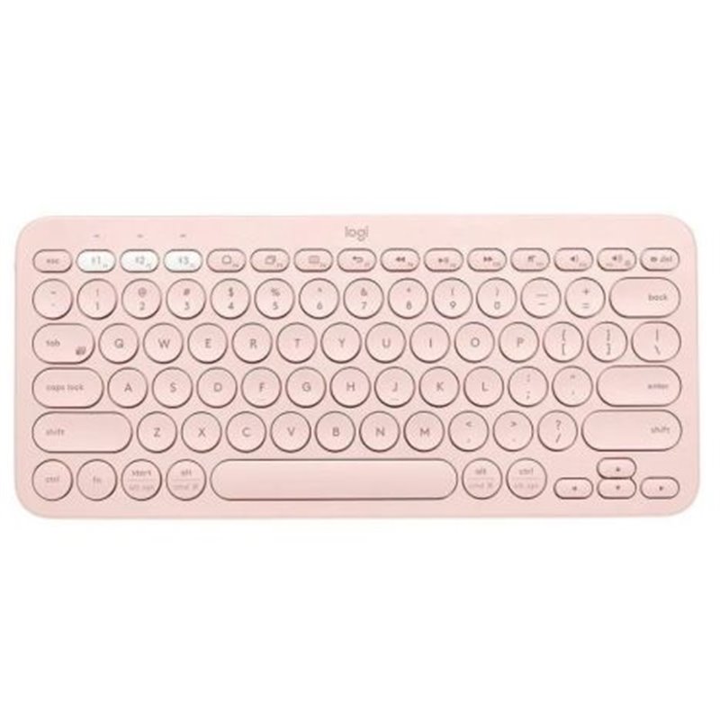 Teclado Compacto Inalámbrico LOGITECH K380 920-009587 - BT · 10m · Rosa
