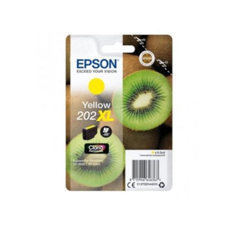 Cartucho  Original EPSON 202XL Amarillo - C13T02H4401 [PAG-650] [ML-8]