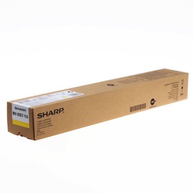 Toner Original SHARP MX61GTYA Amarillo - MX61GTYA [PAG-40000]