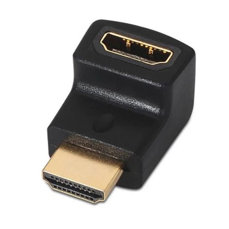 Adaptador HDMI Tipo A/H a HDMI Tipo A/M · Negro