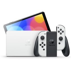 Consola NINTENDO SWITCH OLED 10007454 - Base · 2 Mandos Joy-Con · HDMI · Adaptador Corriente · Blanco