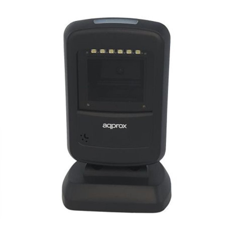 Lector de Códigos de Barras APPROX APPLS07DESK - USB · 1D · 2D · Negro