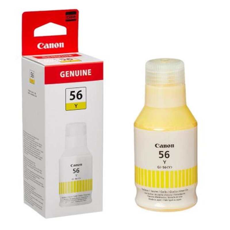 Botella Original CANON GI56 Amarillo - 4432C001 [PAG-14000]