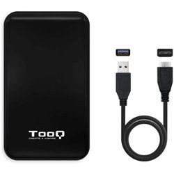 Caja para Disco Duro TOOQ TQE-2528B - 4TB · SATA · USB 3.0 · USB 3.1 · 2.5