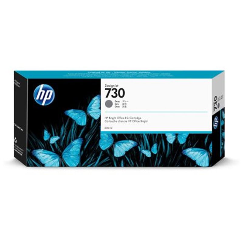 Cartucho Original HP 730 Gris - P2V72A [ML-300]