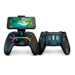 Mando Gamepad KROM Kayros - USB Tipo C · PC · Switch · Android · iOS · LED · Negro