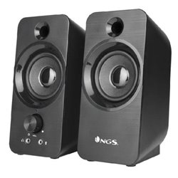 Altavoces NGS SB350 - USB/Jack 3.5mm · 12W · PC/Portátil · Negro