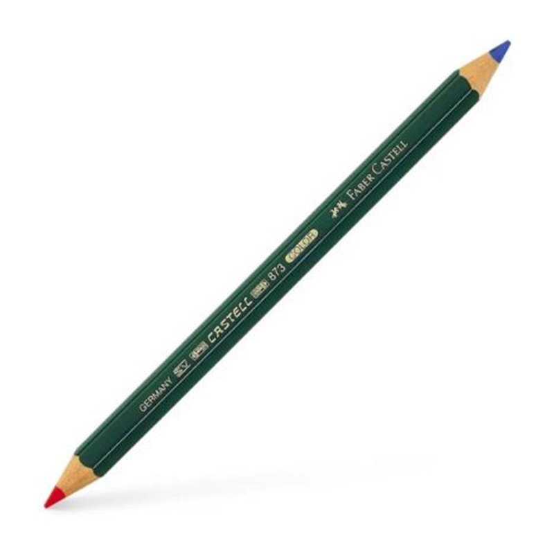 Lápiz Rojo-Azul FABER CASTELL 873 117500 - 4.3mm · 12 Unidades