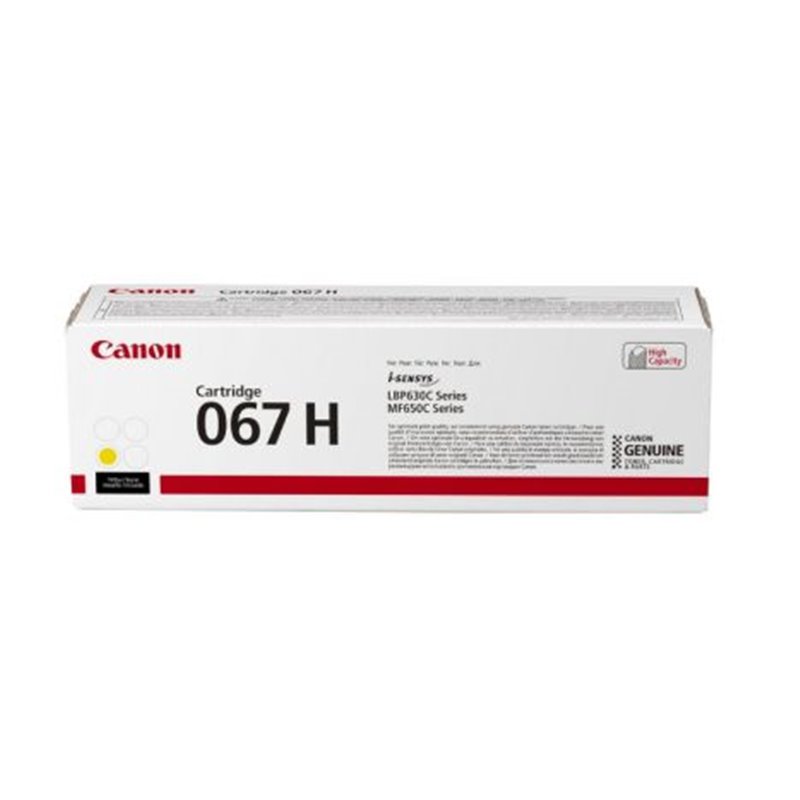 Toner Original CANON 067H Amarillo - 5103C002 [PAG-2350]
