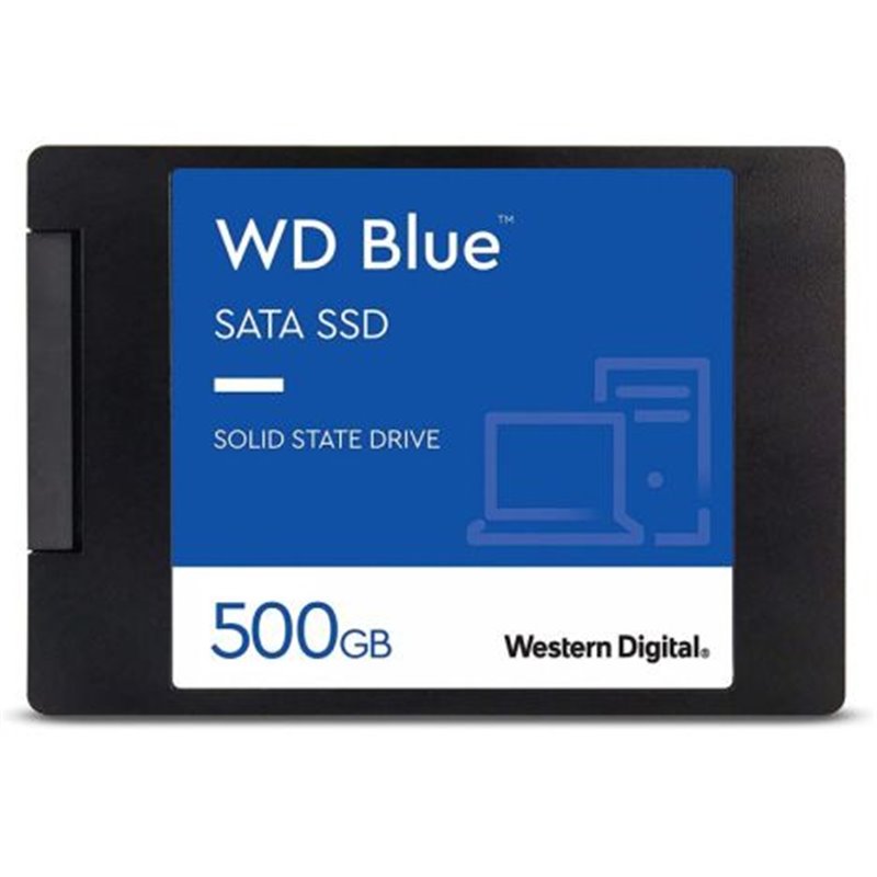 Disco Duro Interno SSD WD Blue SA510 WDS500G3B0A - 500GB · SATA III · 2.5