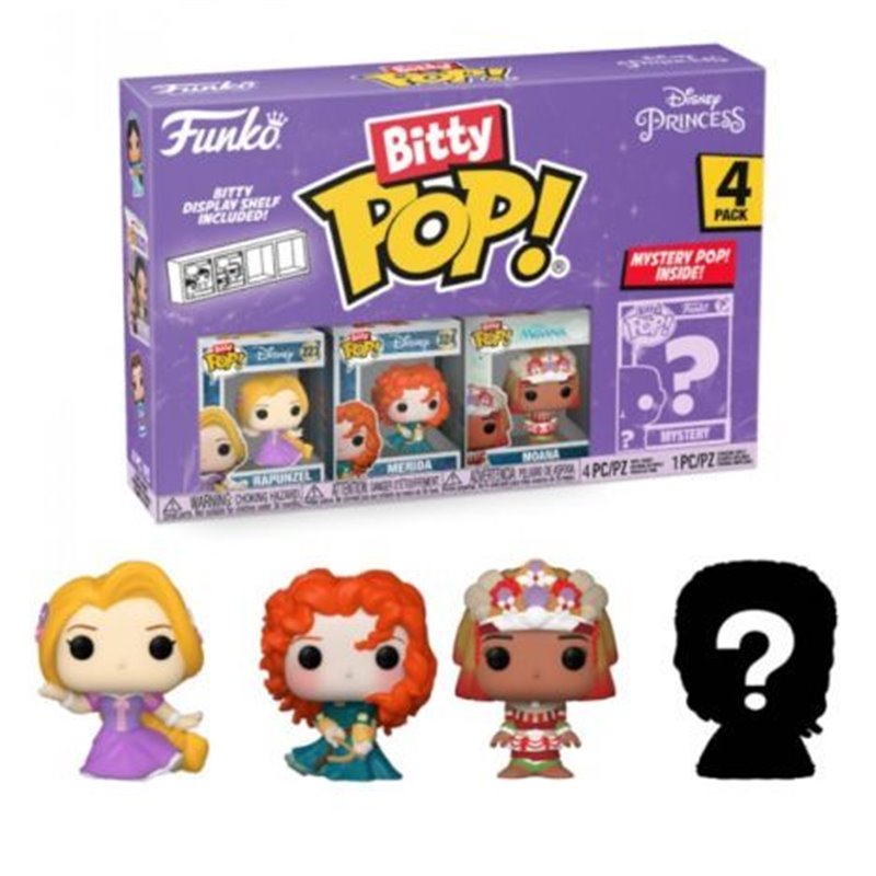 BITTY POP Princesa Rapunzel - 4 Figuras - 889698730303