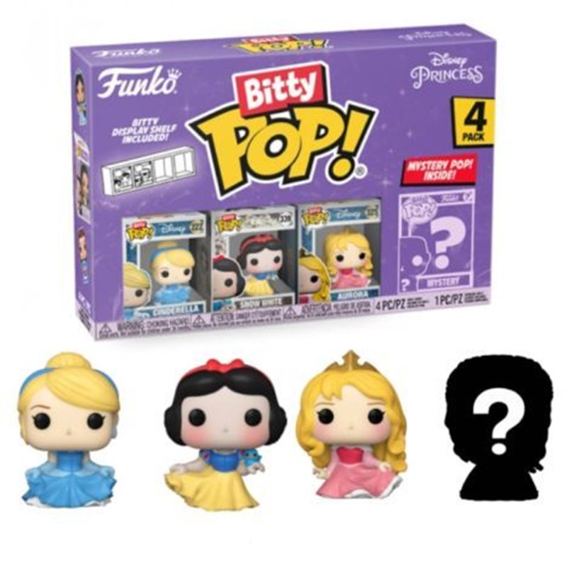 BITTY POP Princesa Cenicienta - 4 Figuras - 889698730297