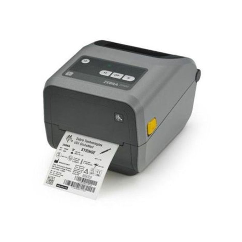 Impresora de Etiquetas ZEBRA ZD421 TT Monocromo - 152mm/s · Papel 127mm · USB · Red · WiFi · Bluetooth · Negro