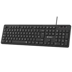 Teclado con Cable Silencioso SUBBLIM Business SUBKBC-0SSK50 - USB · Negro