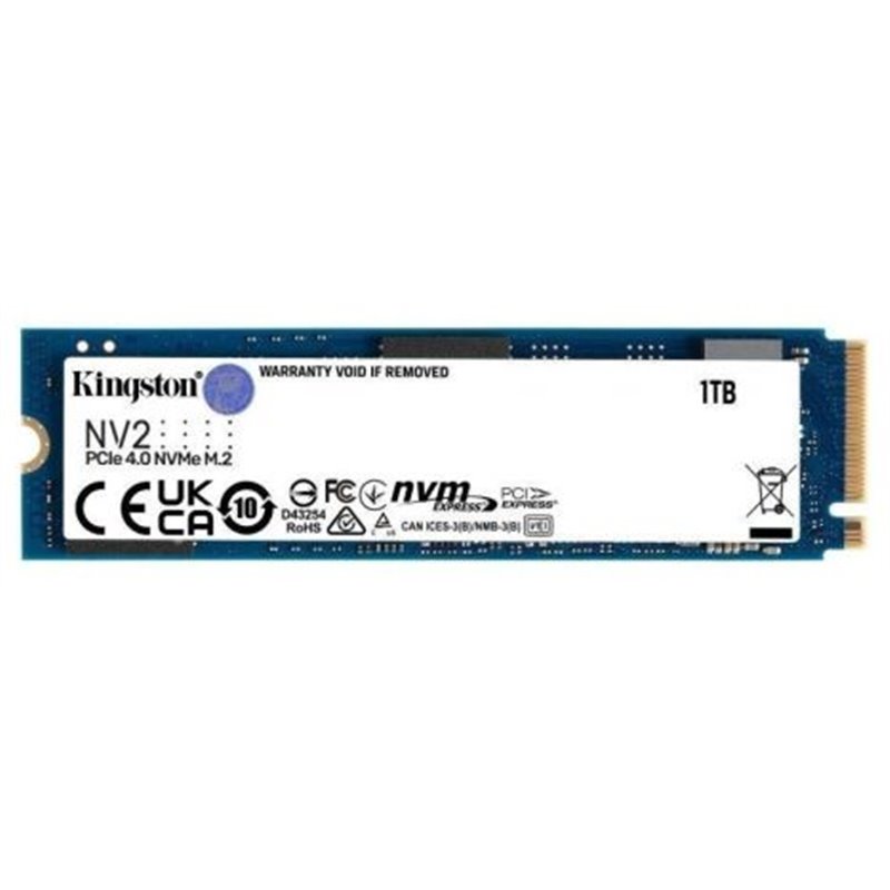 Disco Sólido SSD KINGSTON NV2 SNV2S/1000G - 1TB · PCIe 4.0