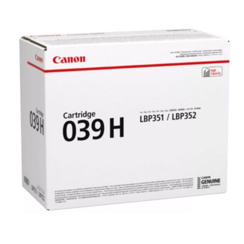 Toner Original CANON 039H Negro - 0288C001 [PAG-25000]