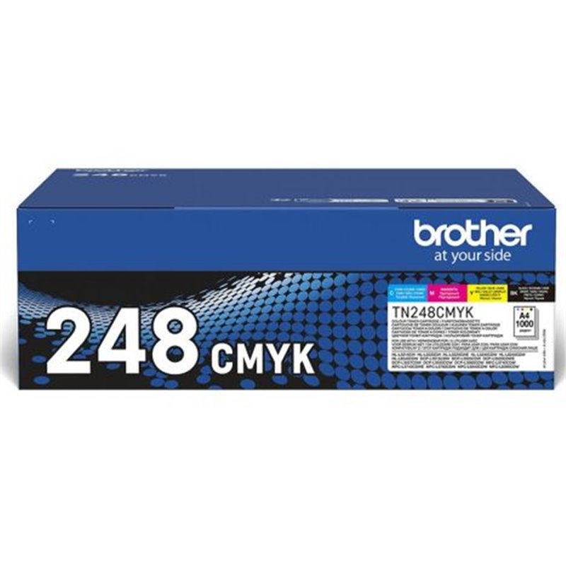 Toner Original BROTHER TN248VAL BK+C+M+Y - TN248VAL [PAG-1000]