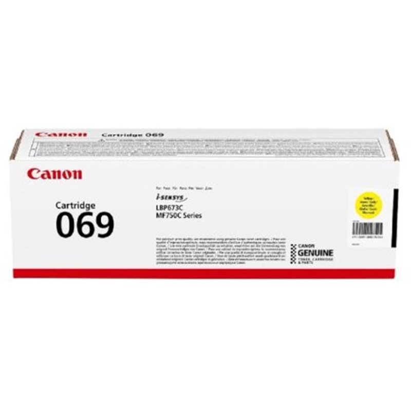 Toner Original CANON 069 Amarillo - 5091C002 [PAG-1900]