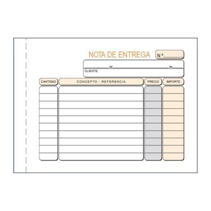 Talonario de Entregas OCTAVO T-32 - 15x10,5cm · Sin Autocopia