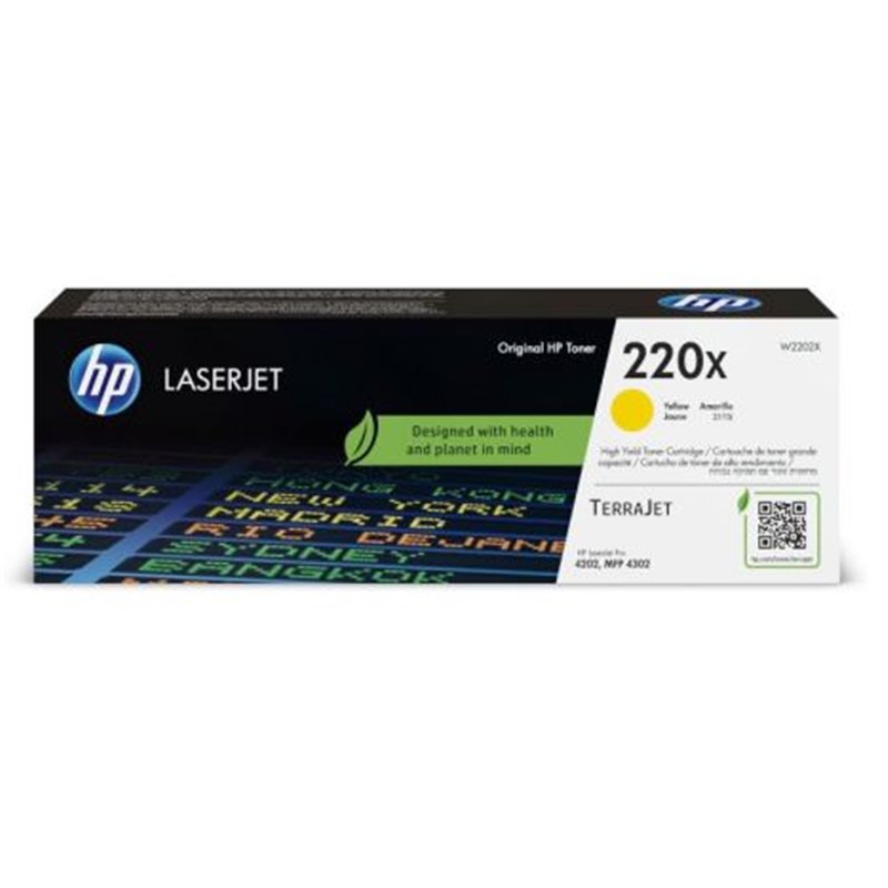 Toner Original HP 220X Amarillo - W2202X [PAG-5500]
