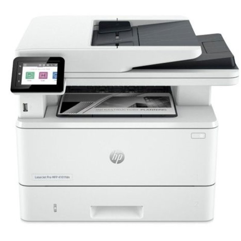 Impresora Multifunción Láser HP Laserjet Pro 4102DW Monocromo - ADF · Dúplex · 40PPM · 1200x1200 · 600ppp · USB/WiFi - Tóner HP1