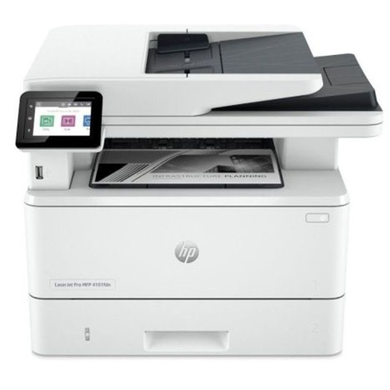 Impresora Multifunción Láser HP Laserjet Pro 4102FDN Monocromo - ADF · Dúplex · Fax · 40PPM · 1200x1200 · 1200ppp · USB/LAN - Tó