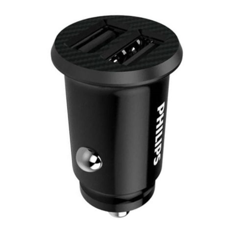 Cargador para Coche PHILIPS DLP2510 - 12W · 2xUSB