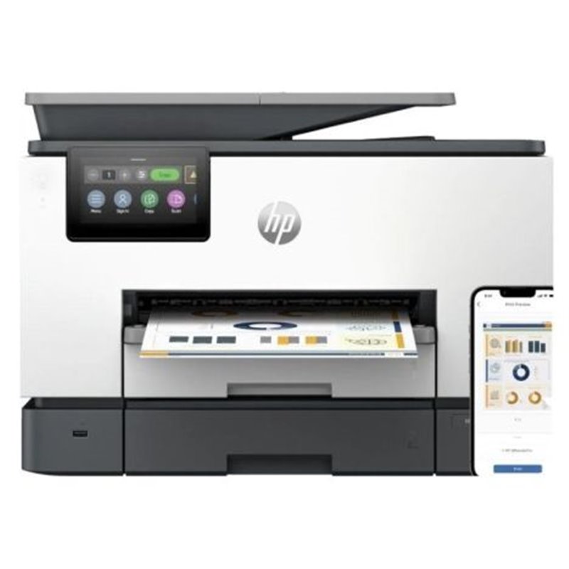 Impresora Multifunción Tinta HP Officejet Pro 9130B Color - Dúplex · ADF · 39PPM · 1200x1200 · 1200ppp · USB/WiFi - Cartucho HP9