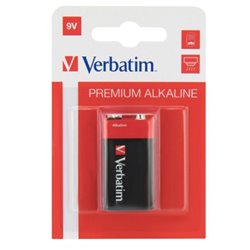 Pila Alcalina VERBATIM 6LR61 - 9V