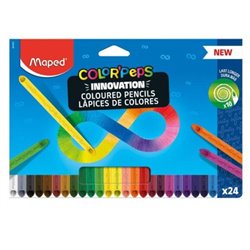 Lápices de Colores MAPED INFINITY 861601 - Surtido de 24 Colores