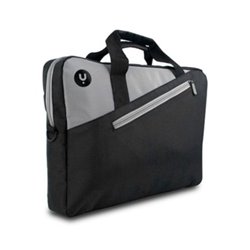 Maletín para Portátil NGS GINGERBLACK - 14 · Nylon · Negro/Gris