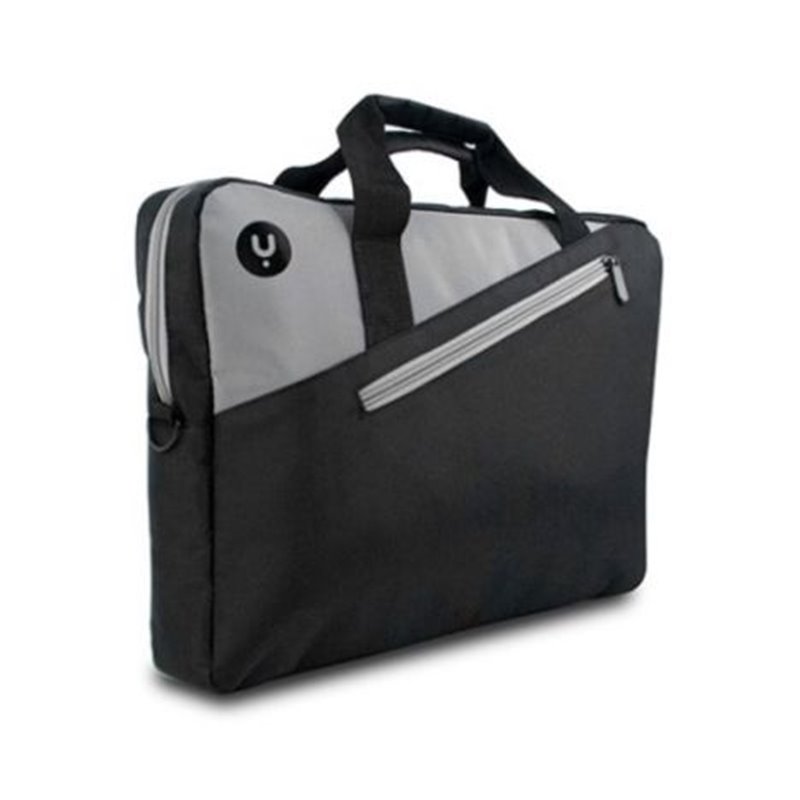Maletín para Portátil NGS GINGERBLACK - 14 · Nylon · Negro/Gris