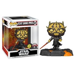 FUNKO POP Darth Savage 521 - Star Wars Edición Especial Brillante en la Oscuridad - 889698632959