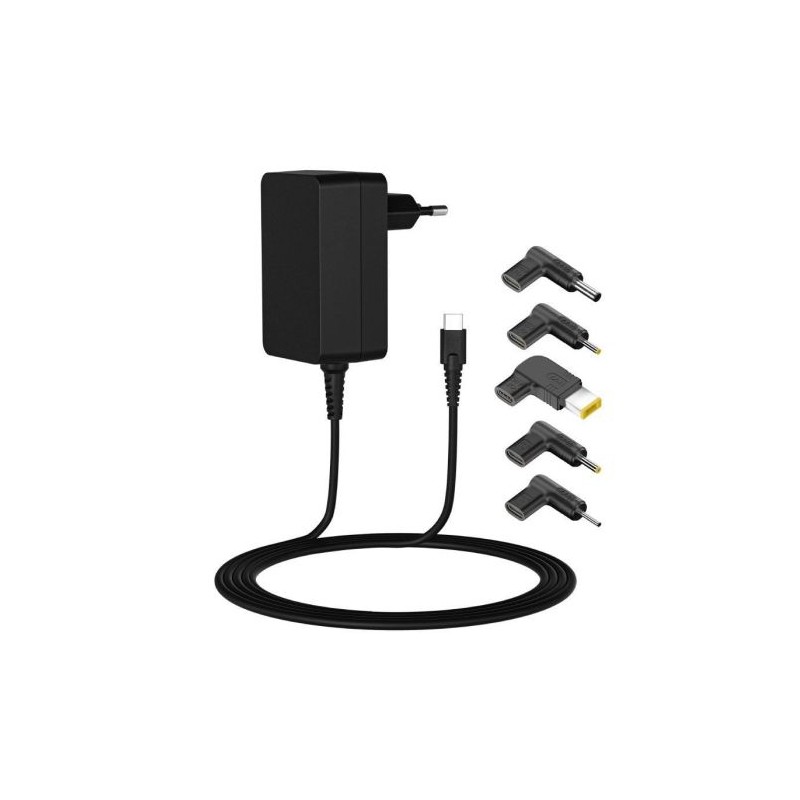 Cargador para Portátil LEOTEC Notebook - 45W · USB Tipo C
