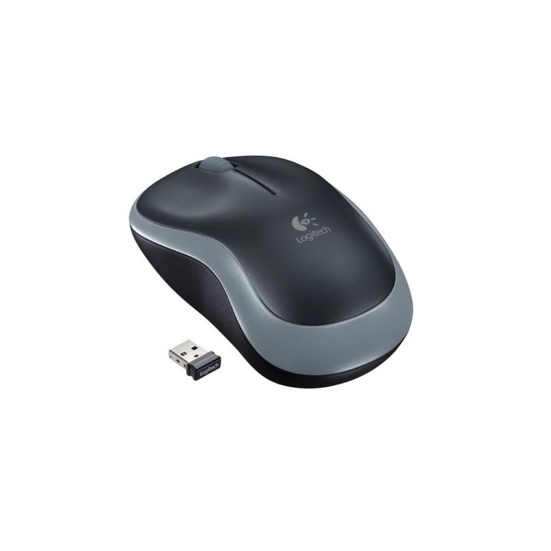 Ratón Inalámbrico LOGITECH M185 910-002238 - USB · 100DPI · Gris