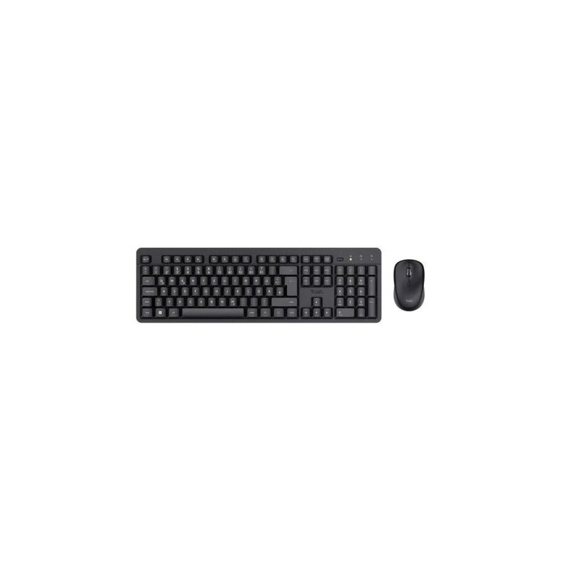 Pack Inalámbrico TRUST TKM-360 - USB · Teclado y Ratón · Negro