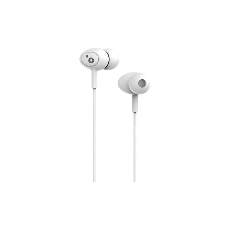 Auriculares con Cable SUNSTECH Pops - Jack 3,5mm · Cable 1,2m · Micrófono · Blancos