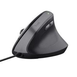 Ratón con Cable Ergonómico TRUST Bayo II - USB · 2400DPI · Negro