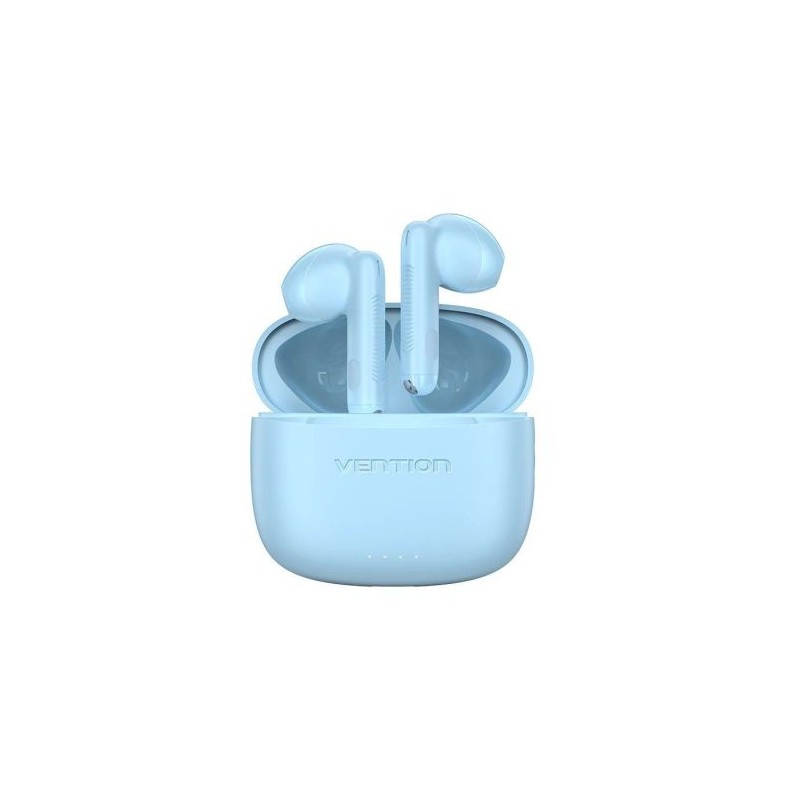 Auriculares Inalámbricos VENTION ELF E03 NBHS0 - BT. 5.3 · Micrófono · Estuche de Carga · Azul