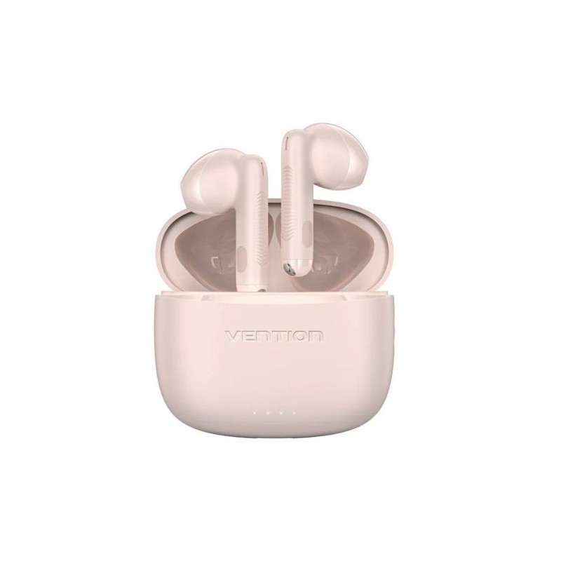 Auriculares Inalámbricos VENTION ELF E03 NBHP0 - BT. 5.3 · Micrófono · Estuche de Carga · Rosa