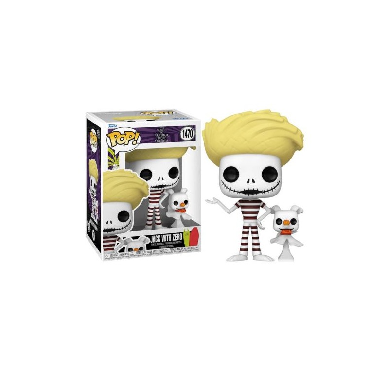 FUNKO POP Jack con Zero en la Playa 1470 - Pesadilla Antes de Navidad - 889698805988