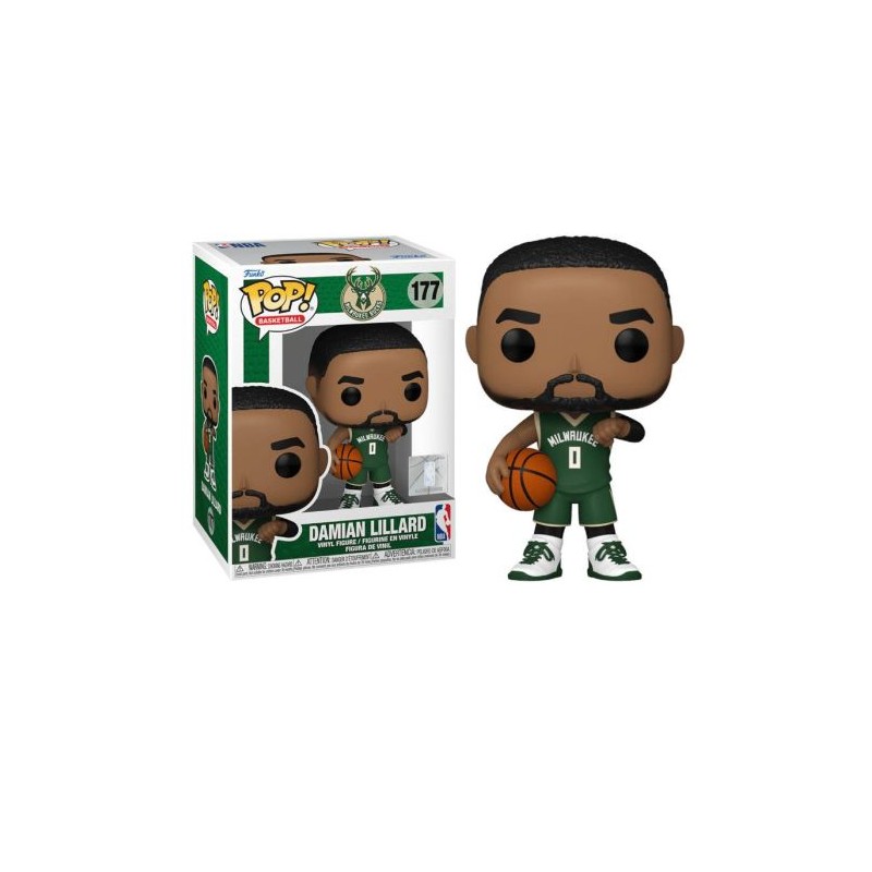 FUNKO POP Damian Lillard 177 - Bucks NBA - 889698834087