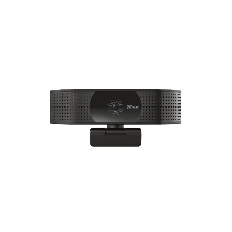 Webcam TRUST TW-350 24422 - 3840x2160 UHD · Micrófono · Enfoque Automático · USB 2.0 · PC