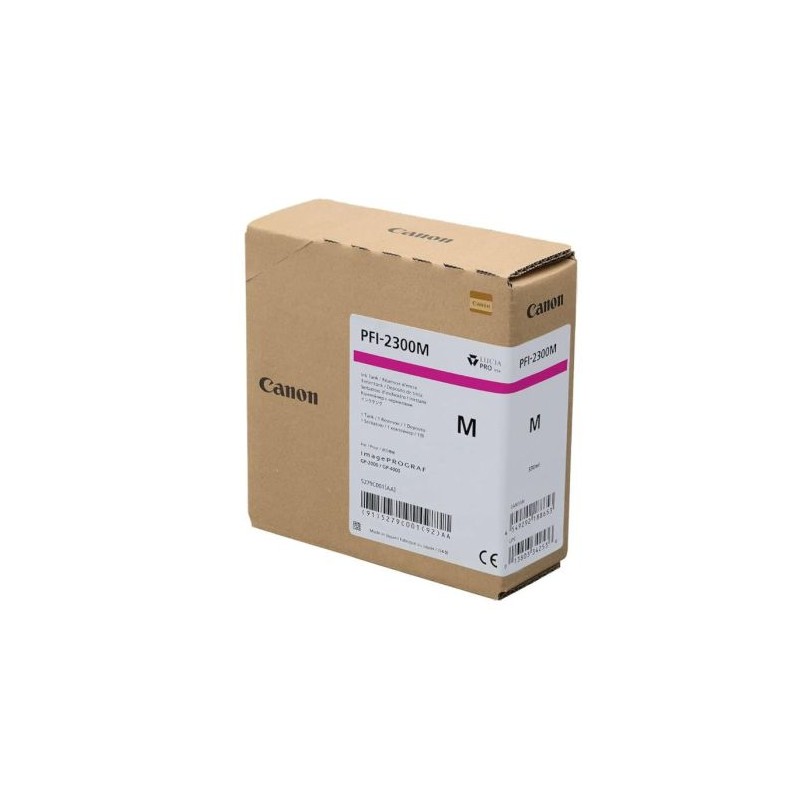 Cartucho  Original CANON PFI-2300M Magenta - 5279C001 [ML-330]