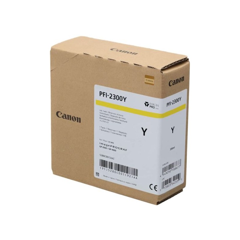 Cartucho  Original CANON PFI-2300Y Amarillo - 5280C001 [ML-330]