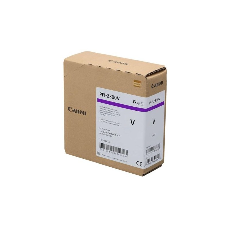 Cartucho  Original CANON PFI-2300V Violeta - 5285C001 [ML-330]