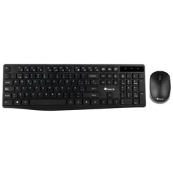Pack Inalámbrico NGS Allure Kit - USB · Teclado y Ratón · Negro