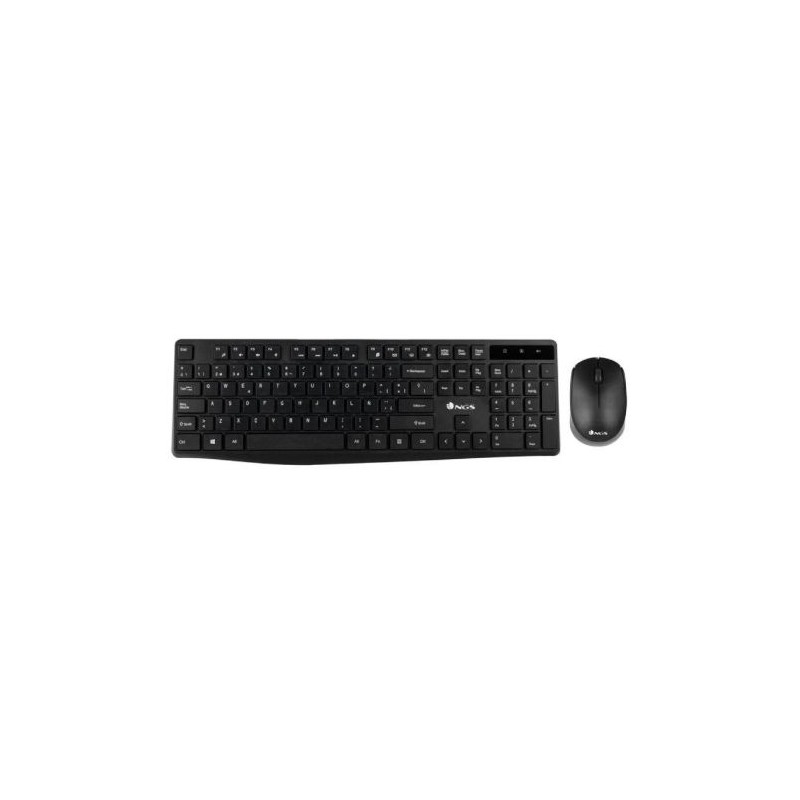 Pack Inalámbrico NGS Allure Kit - USB · Teclado y Ratón · Negro