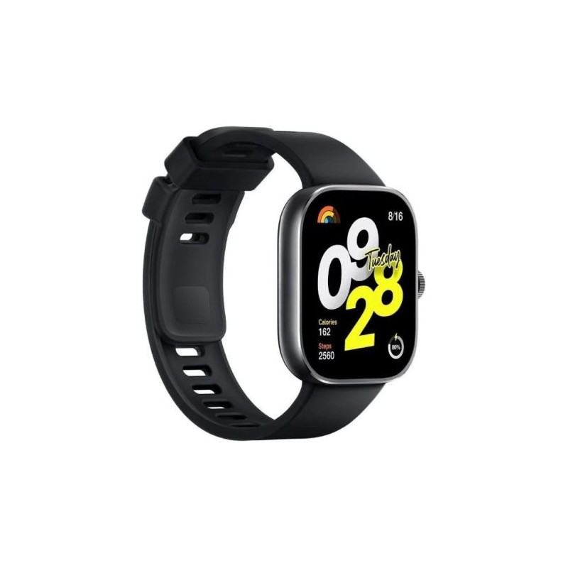 Smartwatch XIAOMI Redmi Watch 4 - 1,97 AMOLED · 5ATM · BT. 5.3 · Bat. 470mAh · GPS · Negro