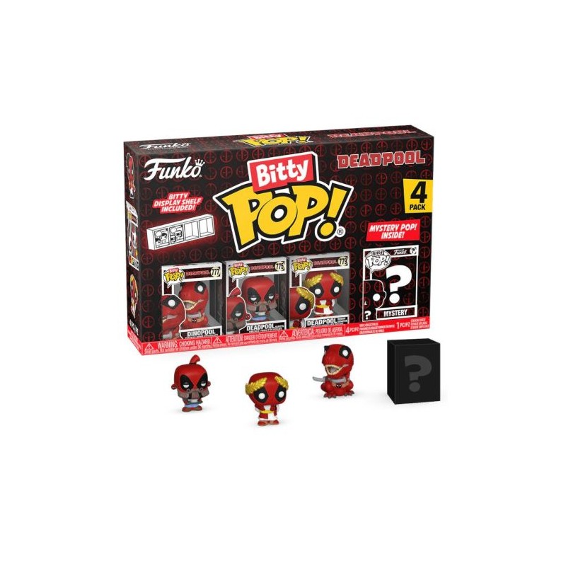 BITTY POP Deadpool Dinopool - 4 Figuras - 889698849616